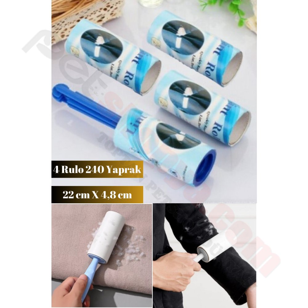 TÜY TOPLAMA RULOSU 3+1 YEDEKLİ 240 YAPRAK