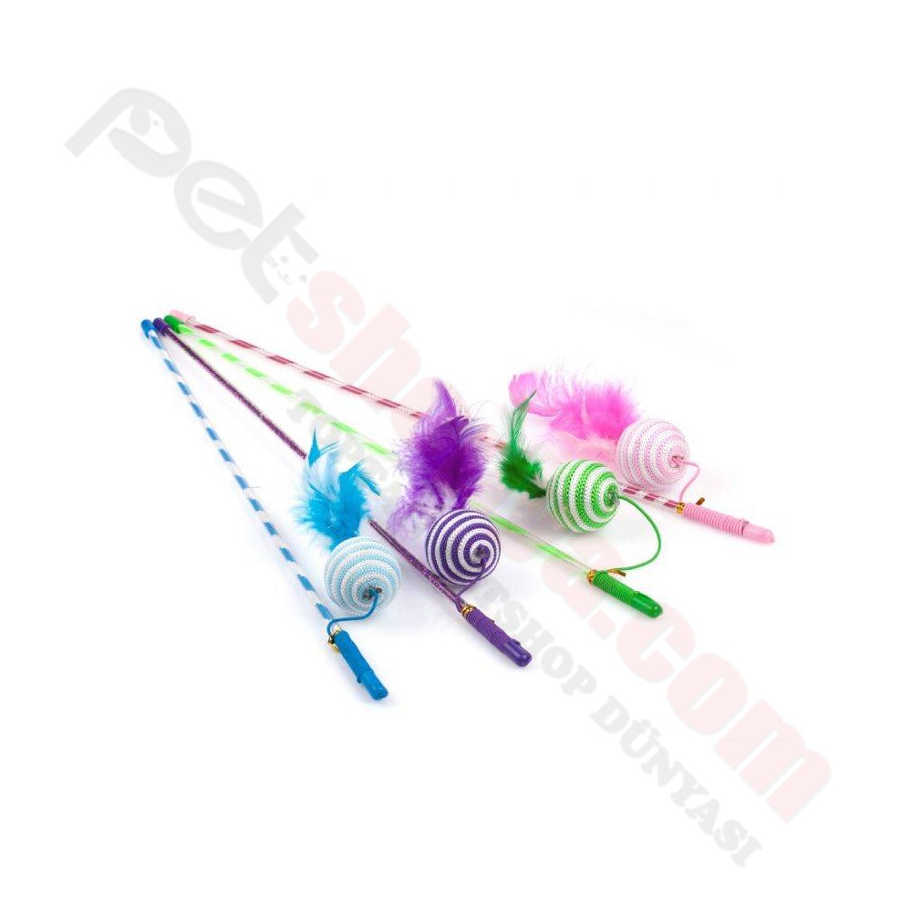 NUNBELL KEDİ OLTASI PÜSKÜLLÜ TOPLAR