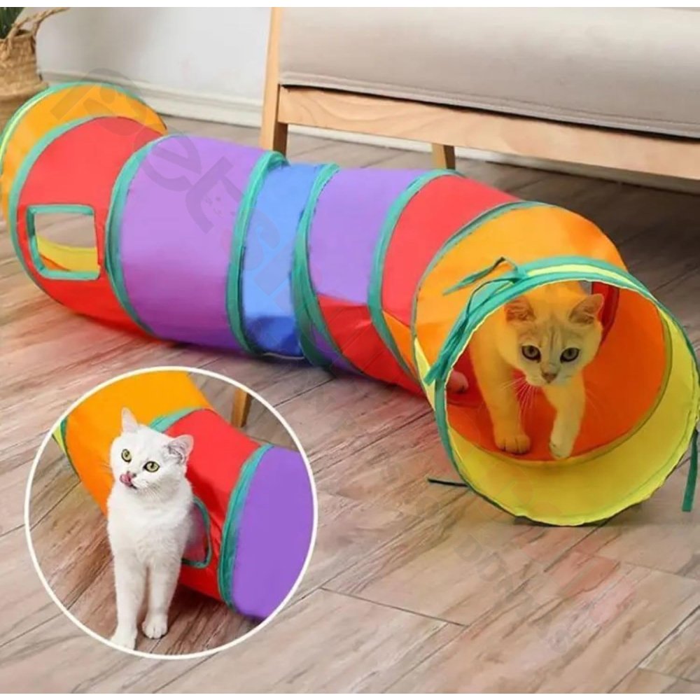 130cm OYUN TÜNELİ KIVRIMLI MODEL