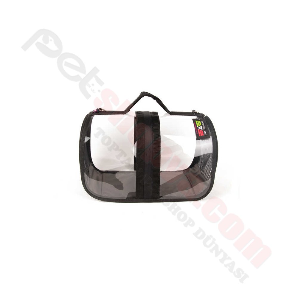 BACCO MİLANO ŞEFFAF ÇANTA SİYAH 44x28x28 cm