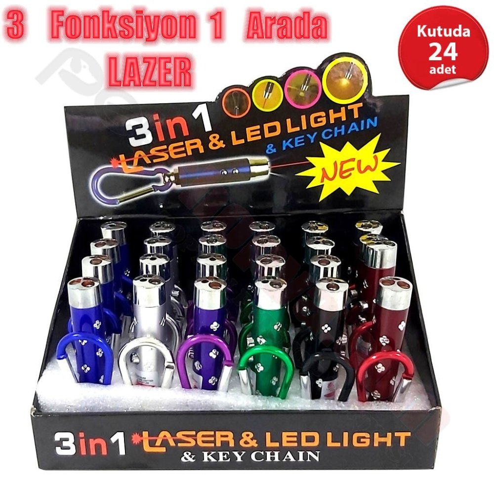 24'LÜ LAZER SET (DEMİR ASKILI)