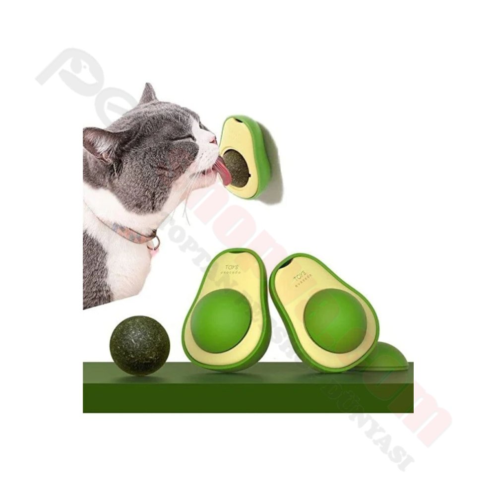 KEDİ YALAMA TOPU AVOKADO MODEL YEDEK TOPLU