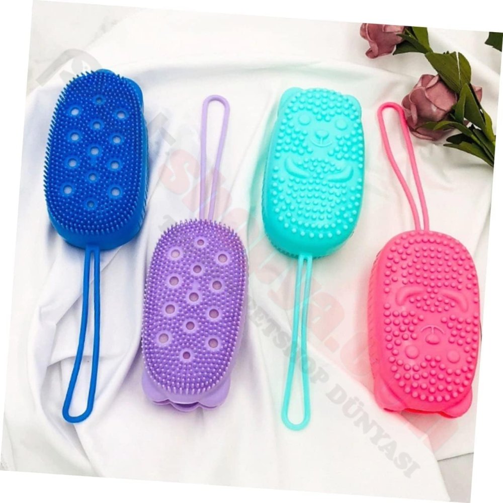 SİLİKON BANYO KESESİ SÜNGERLİ